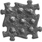 MUFFIK gesztenye puzzle szürke - kemény (MFK-090-1-1-02)