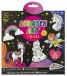 Grafix Scratch art stickers 5 buc, Grafix Carte de colorat
