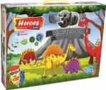 Heroes Plastilina Heroes 3D dinosaur set