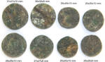  Pandantiv Aventurin cu Mica Druzy - Rotund cu Gaura Laterala - 25-31x25-31x8-10 mm - 1 Buc