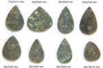  Cabochon Aventurin cu Mica Druzy cu Gaura Laterala - Picatura - 24-33x18-30x8-11 mm - 1 Buc