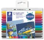 STAEDTLER Маркери за текстил Staedtler Design Journey , двувърхи, 12 цвята (27937-А)