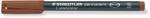STAEDTLER Маркер Staedtler Lumocolor 313 OHP S, кафяв (21097-А-КАФЯВ)
