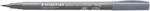 STAEDTLER Флумастер Staedtler Pigment soft Brush 372, сив 87 (31658-А-СИВ 87)