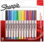 Sharpie Комплект перманентни маркери Sharpie, UF, 12 цвята, блистер (27672-А)