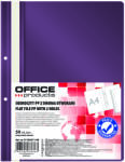Office Products Папка Office Products с прозрачно лице с перф, лилава (25879-А-ЛИЛАВ)