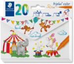 STAEDTLER Флумастри Staedtler 323, триъгълни, 20 цвята (27942-А)