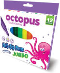 UNIVERZAL Флумастри Octopus Jumbo, 12 цвята (31971-А)