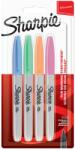 Sharpie Комплект перманентни маркери Sharpie, F, 4 пастелни цветове, блистер (27668-А)