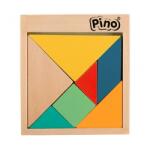 Pino Дървен танграм Pino, пастелни цветове (8286-P) - homeshop