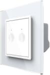 LIVOLO Intrerupator Dublu Cap Scara / Cruce Wi-Fi cu Touch LIVOLO Serie Noua, Alb, , VL-FC2SNY-2WP-11 (VL-FC2SNY-2WP-11)