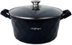 Cheffinger Cratita cu capac Diamond design CF-DIAC24S, 24cm 3.5L (CF-DIAC24S)