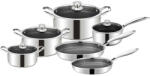 Cheffinger Set 10 piese, cratite de inox CF-PS1010, anti zgarieturi (CF-PS1010)