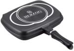 HERZOG Tigaie gril dubla HR-DP34M, acoperire din marmura, 34cm (HR-DP34M)