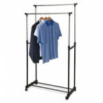 Storage solutions kerekes ruhaállvány akasztóval 80x42x(90-160) cm (442516)