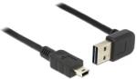 Delock 83543 Kábel EASY-USB 2.0-s A típusú csatlakozódugó, ívelt felfelé / lefelé > USB 2.0-s Mini-B-típus (83543)