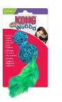 KONG Cat Wubba Wicker LED Aqua 15 cm