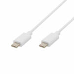Somogyi Elektronic USB C-C töltőkábel, 60W, 1m, fehér (USBCC 60)