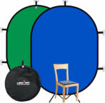  Hakutatz Chroma Key - Összecsukható háttér zöld/kék 150cm*100cm (800001752)
