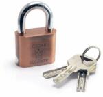 Richmann Lakat, Top Security, réz test, 40 mm + 3 kulcs (ART-C9344)