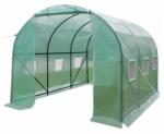 Chomik Sera de gradina, tip tunel, 6 ferestre, cadru metalic, folie PE + PP, 2x3.5x2 m, Chomik GartenVIP DiyLine (TUN5576)