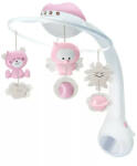 Infantino 3 az 1-ben projektoros zenélő forgó - rózsaszín - babyshopkaposvar