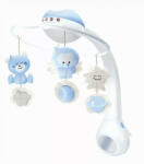Infantino 3 az 1-ben projektoros zenélő forgó - kék - babyshopkaposvar