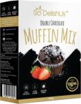 SoDelishUs szénhidrátcsökkentett dupla csokis muffin mix 550g - reformnagyker