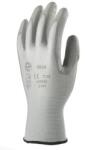  Védőkesztyű szerelőkesztyű tenyéren mártott 7-es méret szürke 10pár/csomag (6127)