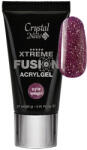 Crystal Nails Cn - Xtreme Fusion Acrylgel - Glitter Burgundy - 30g