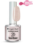 Crystal Nails - 2S - SMARTGUMMY RUBBER BASE GEL - NR49 - SHIMMER ECRU - 8ML