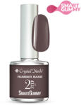 Crystal Nails - 2S - SMARTGUMMY RUBBER BASE GEL - NR40 - HOT FUDGE - 8ML