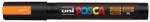 uni Dekormarker, 1, 8-2, 5 mm, UNI "Posca PC-5M", fluor narancs (TUPC5MFN) - tonerprint