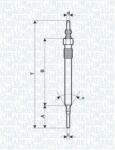 Magneti Marelli Bujie incandescenta MAGNETI MARELLI 062900061304 - centralcar