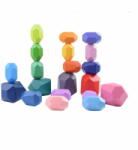  LandToys Stones Montessori fakockák 16 darab