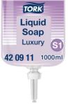 Tork Folyékony szappan, 1 l, S1 rendszer, TORK "Luxury", lila 420911 (420911)