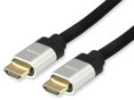 Equip Cablu Premium HDMI Equip 8K Ultra High Speed, HDR Dynamic, eARC, conectori auriti cu carcasa din aluminiu, 10m, Black, 119385