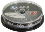 HP BD-R BluRay lemez, 25GB, 6x, 10 db, hengeren, HP 69321 (69321)