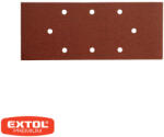 Extol Premium 243080 csiszolópapír 93x230 mm - P80, 8 lyuk (fa-fém) 10 darab (243080)