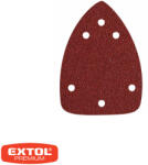 Extol Premium 245120 delta csiszolópapír 97x140 mm - P120, tépőzáras, 6 lyuk (fa-fém) 10 darab (245120)