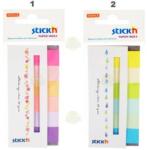 Hopax Stick index hartie color 45 x 15 mm, 6 x 30 buc/set, - 6 culori (HO-2159)