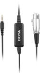 BOYA BY-BCA6 XLR to 3.5mm Plug Microphone Cable - Cablu conector pentru microfon si smartphone (19560)