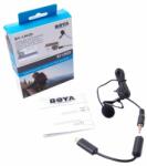  Lavaliera Microfon BOYA BY-LM20 3.5mm Clip - External Lavalier Microphone + Mini USB Adapter for GoPro Hero 4 3+ 3 2 Camcorders (19239)