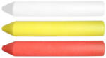 TOPEX Jelölőkréta, színes (fehér, sárga, piros) 13x85mm, 3db-os (TOPEX-14A968)