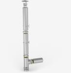 Bronox Cos de fum din inox inaltime 5 m diametru 160 mm izolat suspendat (BRS5MXD160)