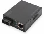 DIGITUS Gigabit Ethernet PoE+ Media Converter, Multimode 802.3at, 30W, SC connector, up to 0.5km (DN-82150) (DN-82150)