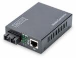 DIGITUS DN-82121-1 convertoare media pentru rețea 1000 Mbit/s 1310 nm Monomodală Negru (DN-82121-1)