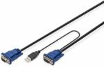ASSMANN DS-19232 cabluri KVM Negru 3 m (DS-19232)