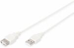 ASSMANN USB 2.0 extension cable, type A M/F, 1.8m, USB 2.0 conform, be (AK-300202-018-E)