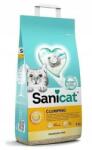 Sanicat Clumping unscented 16L - așternut de bentonită fără parfum pentru pisici